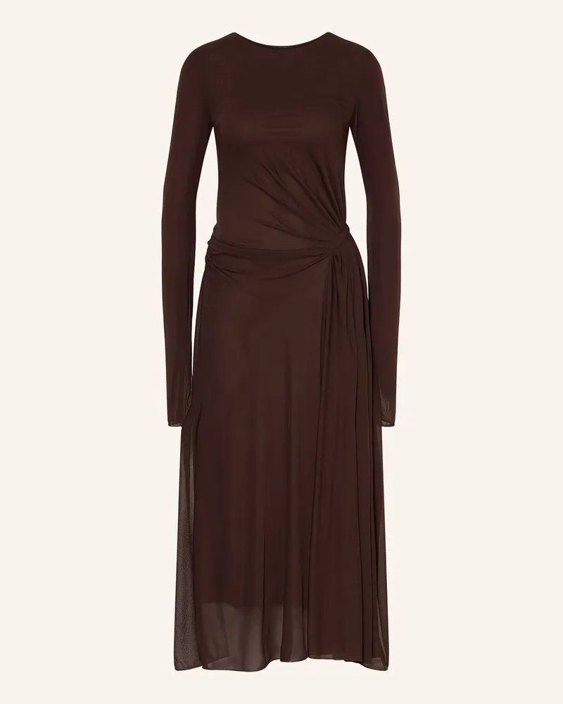 Max Mara Abendkleid Ritmo Aus Jersey braun Dunkelbraun
