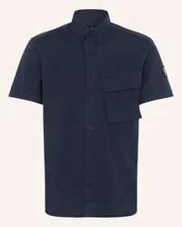 Belstaff Kurzarm-Hemd Regular Fit Blau