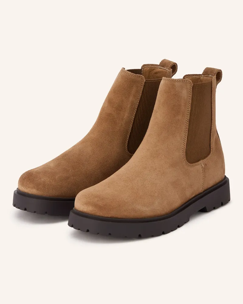 Birkenstock Chelsea-Boots Highwood Slip On Mid braun Braun