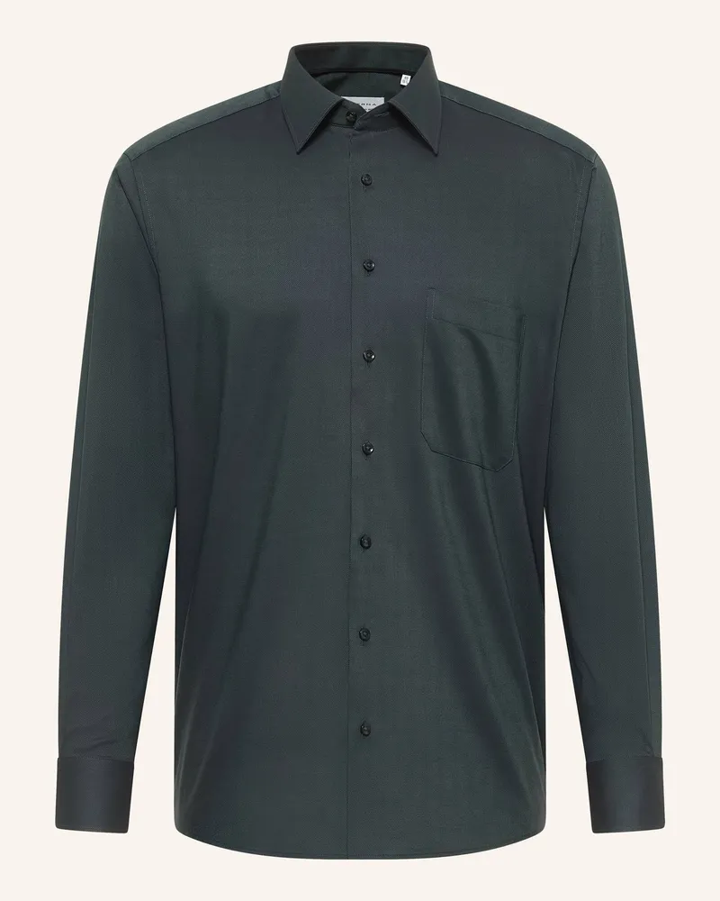 Eterna Piqué-Hemd Comfort Fit Grün