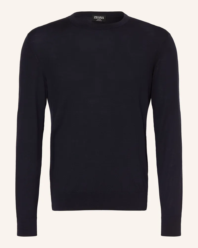 Ermenegildo Zegna Pullover Trofeo blau Dunkelblau