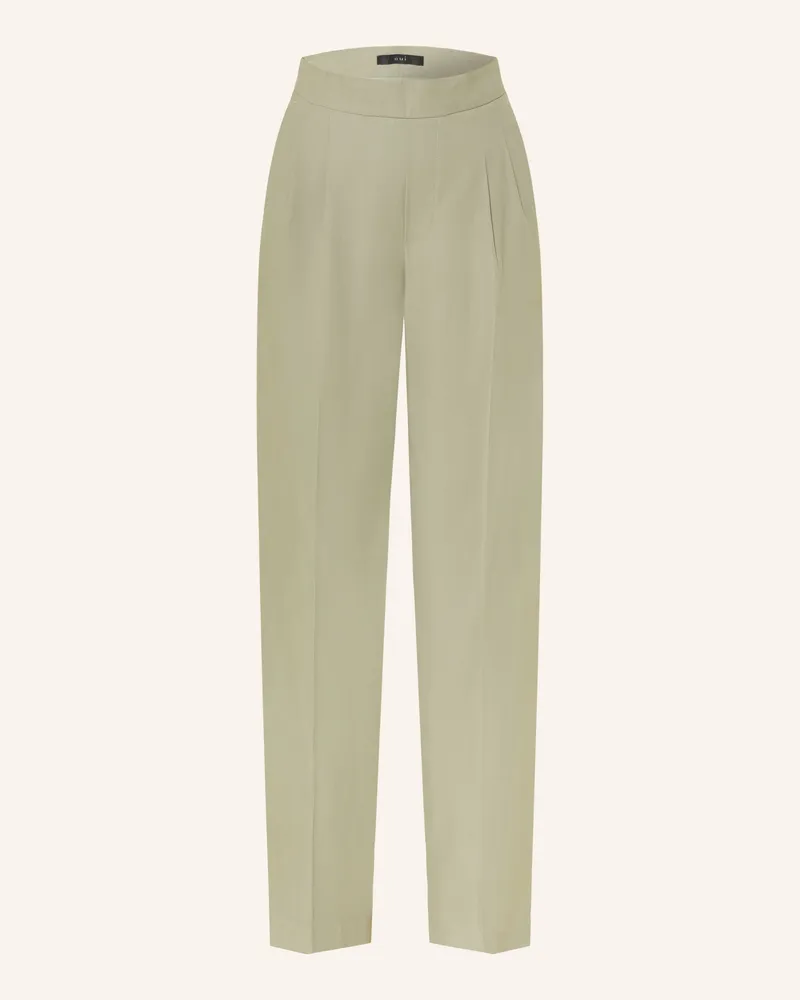 Oui  Marlenehose gruen Hellgrün