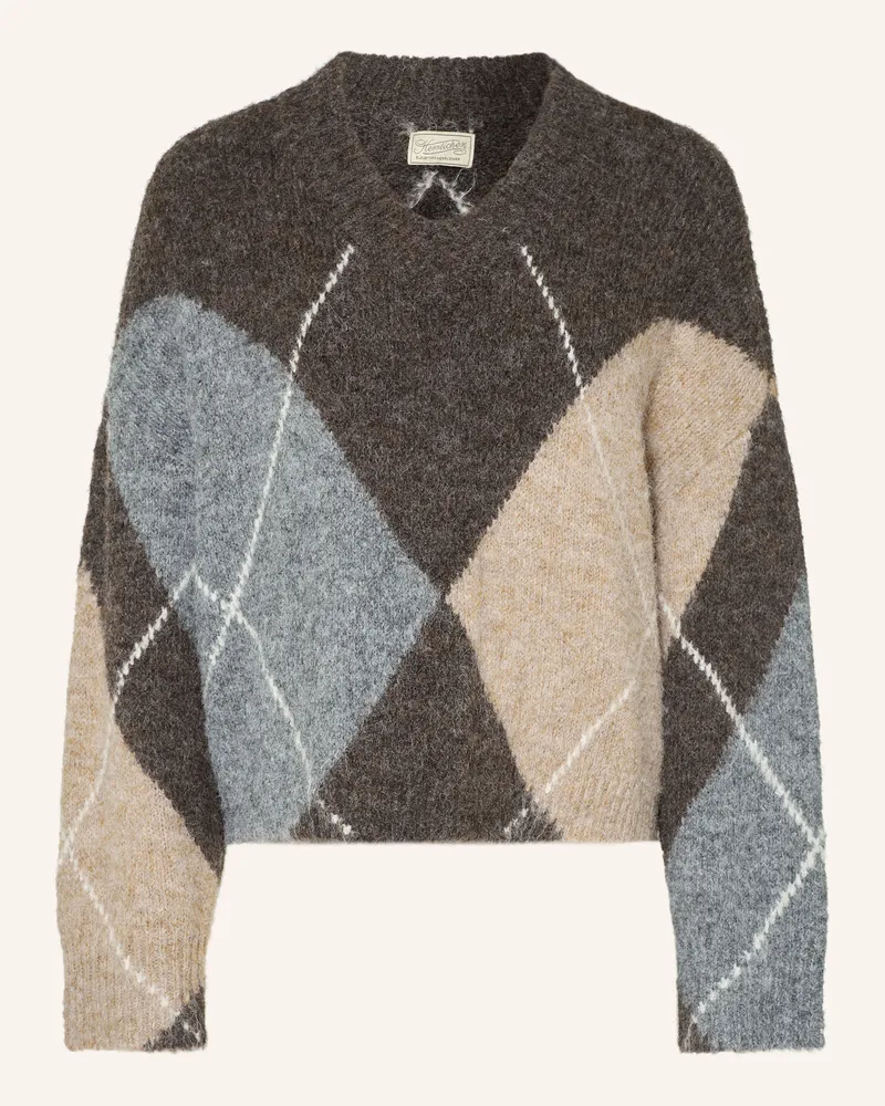Herrlicher Pullover Floralin braun Braun
