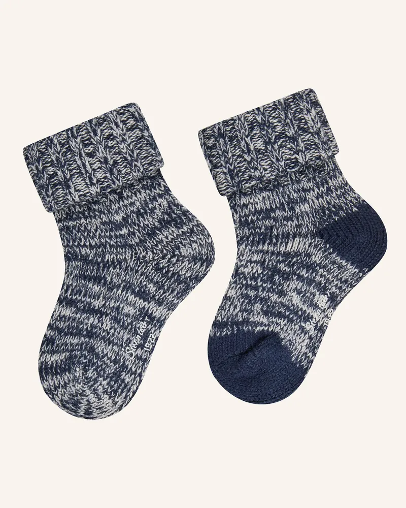Sterntaler Socken 2er-Pack Wolle blau Blau