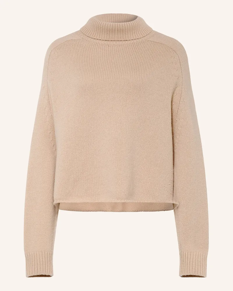 Juvia Rollkragenpullover Rike braun Beige