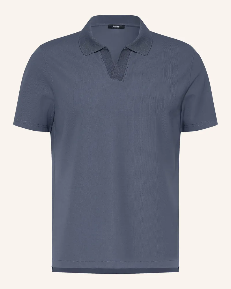 Reiss Jersey-Poloshirt Dover blau Blau