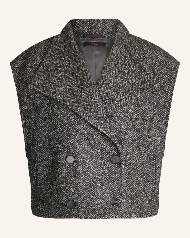 windsor. Weste Grau