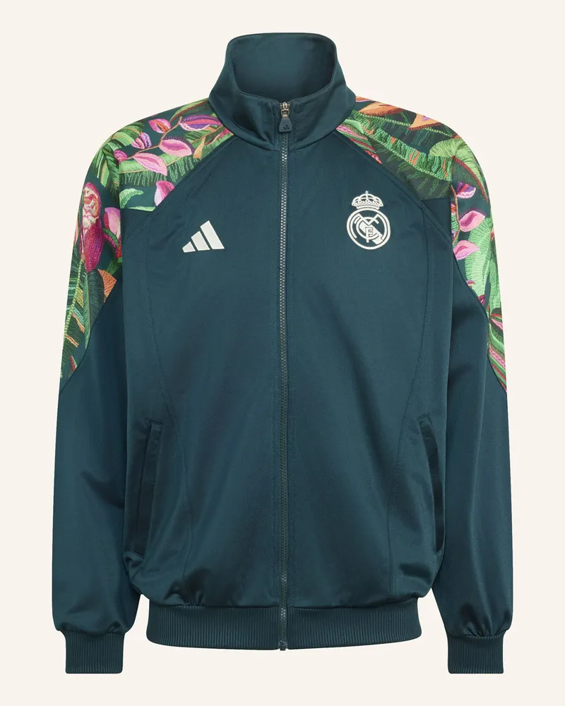 adidas Real Madrid Farm Track Top gruen Grün