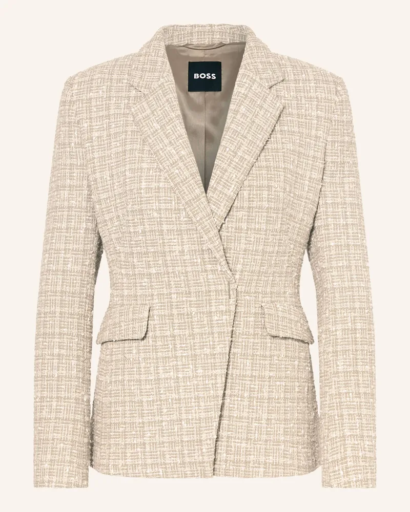 HUGO BOSS Tweed-Blazer JILA Beige