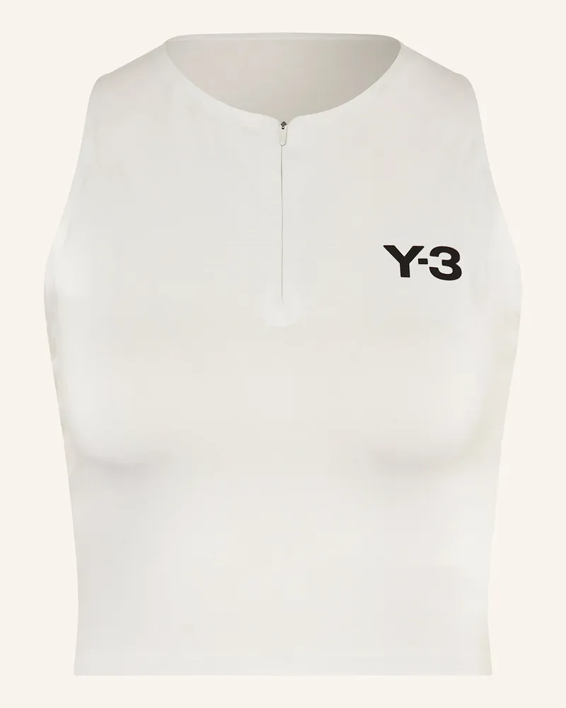 Y-3 Cropped-Top Y-3 Tennis Pro grau Orbit
