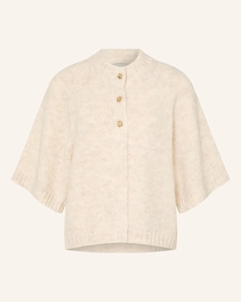 Neo Noir Strickjacke Benuta Mit 3/4-Arm weiss Ecru