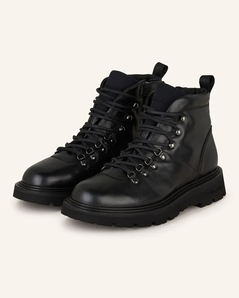 Woolrich Schnürboots Schwarz