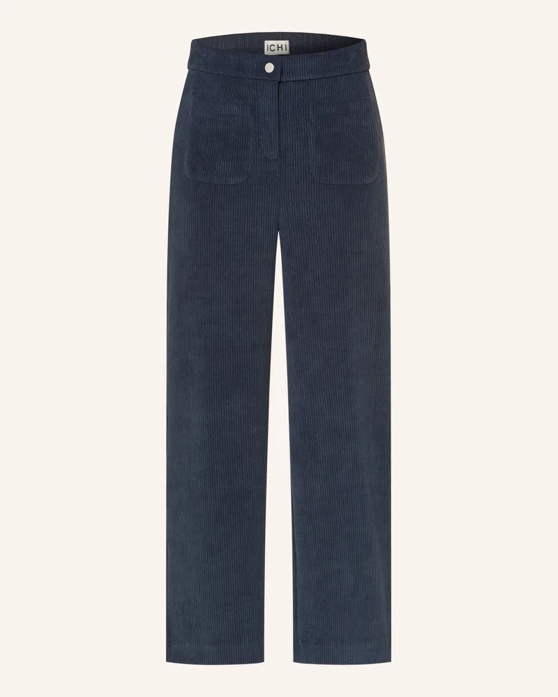 ICHI Cordhose IHKATE Dunkelblau