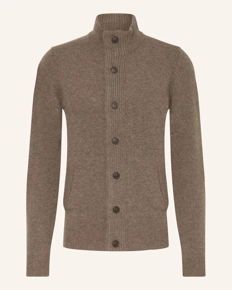 Barbour Strickjacke Essential braun Braun