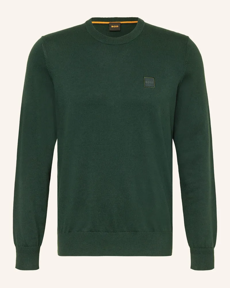HUGO BOSS Pullover KANOVANO Dunkelgrün