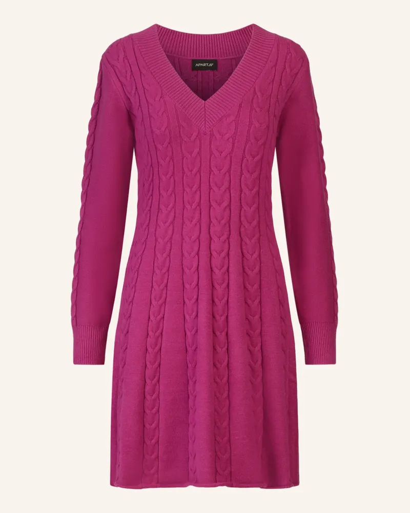 Apart Strickkleid Lila