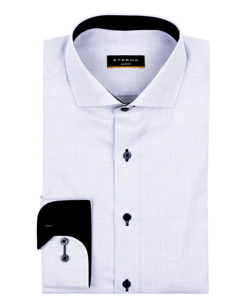 Eterna Hemd Slim Fit Weiss