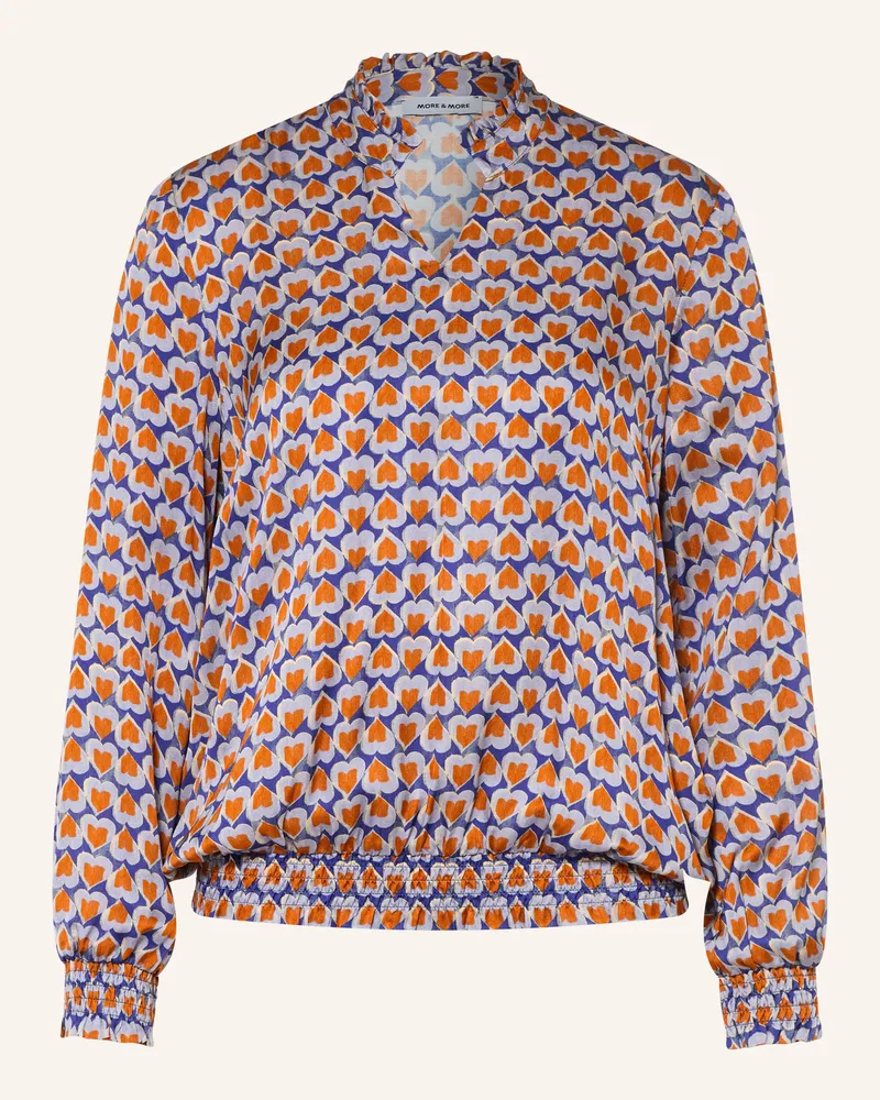 More & More Blusenshirt Mit Rüschen orange Dunkelorange