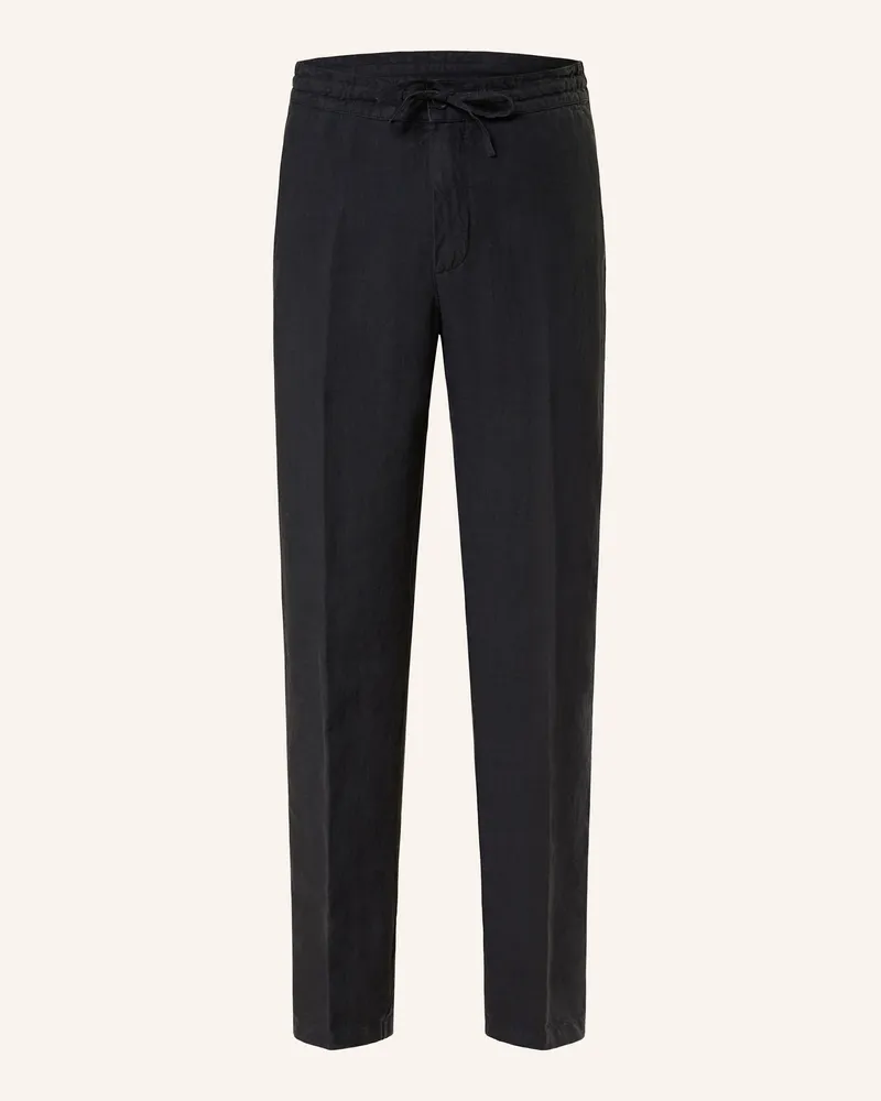 120% Lino Leinenhose Dunkelblau