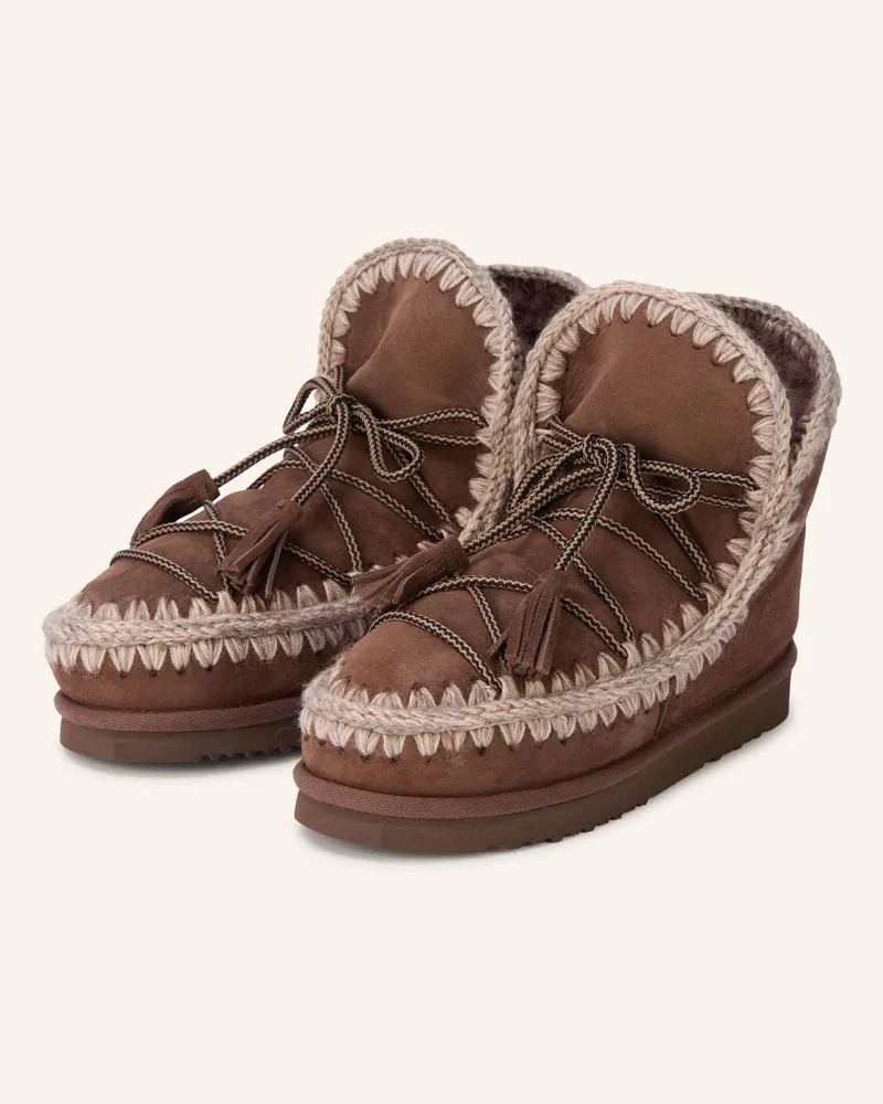 Mou Boots Scoubidoo Lace braun Dunkelbraun
