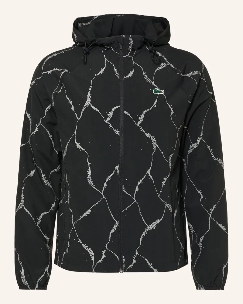 Lacoste Trainingsjacke schwarz Schwarz