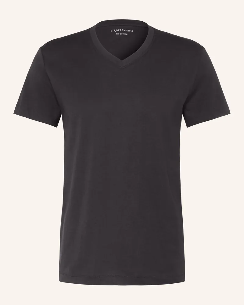 Strokesman's Strokesman 2er-Pack T-Shirts schwarz Schwarz
