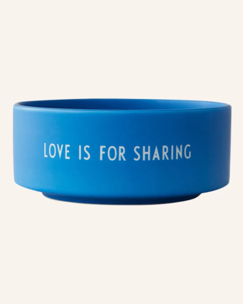 DESIGN LETTERS Schale Livedream blau Blau