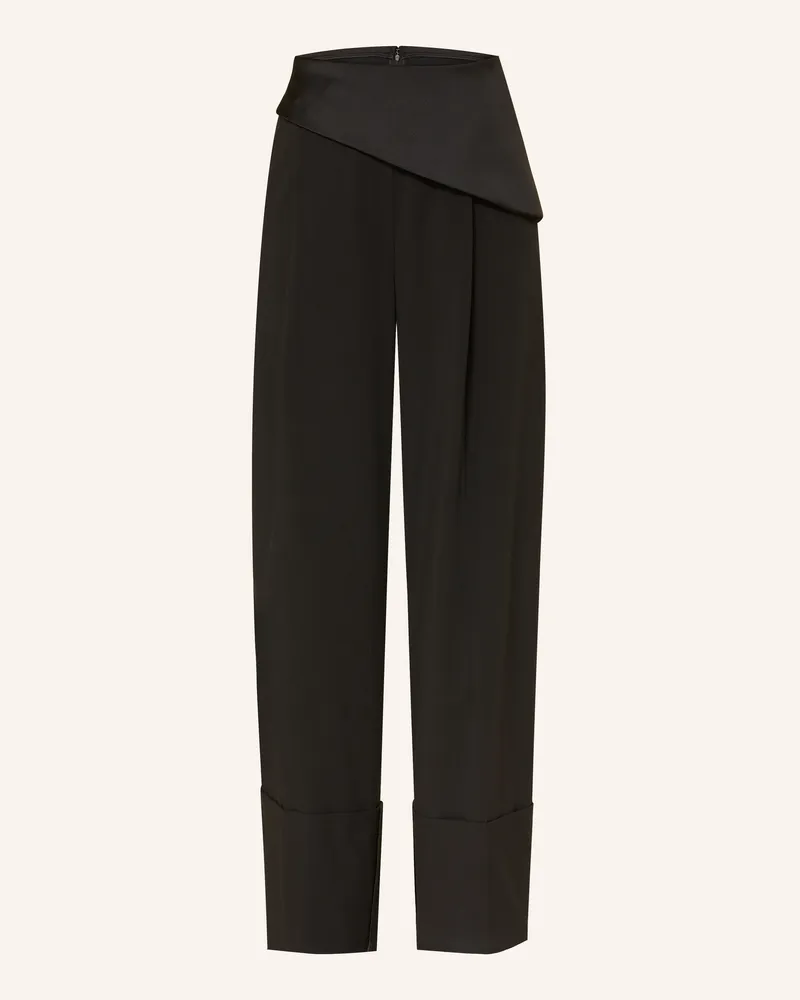 HUGO BOSS Marlenehose Henita schwarz Schwarz