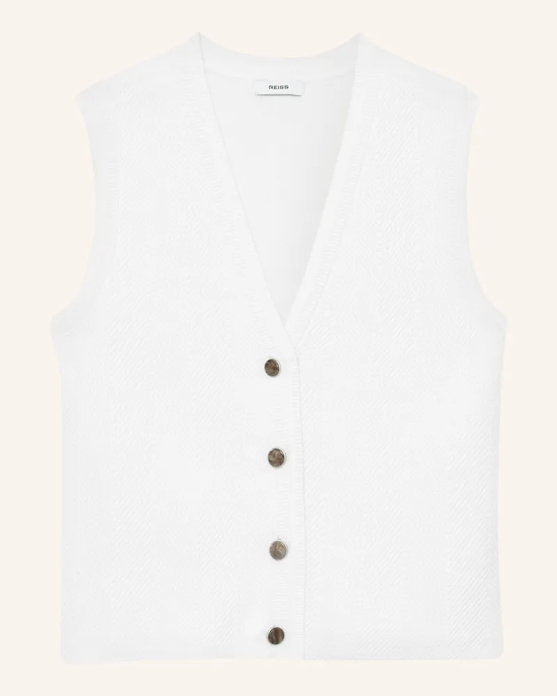 Reiss Strickweste Ria weiss Weiss