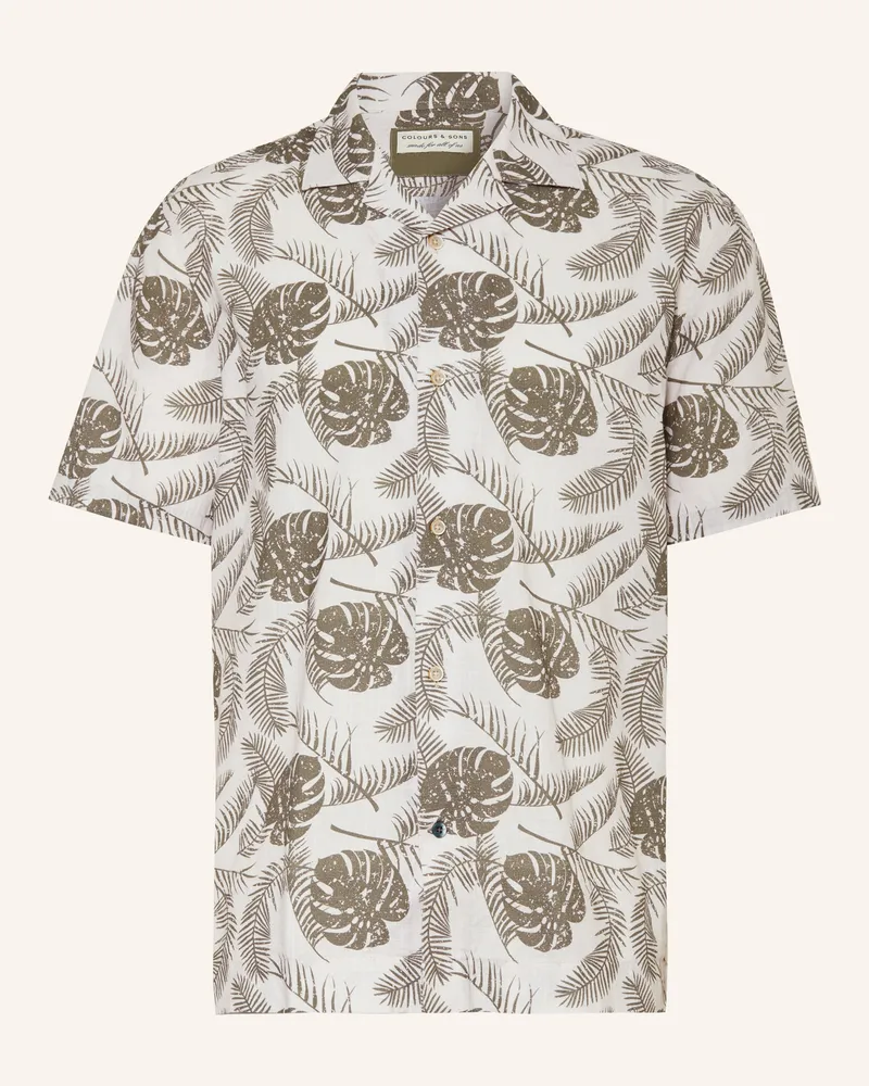 colours & sons Resorthemd Comfort Fit Ecru