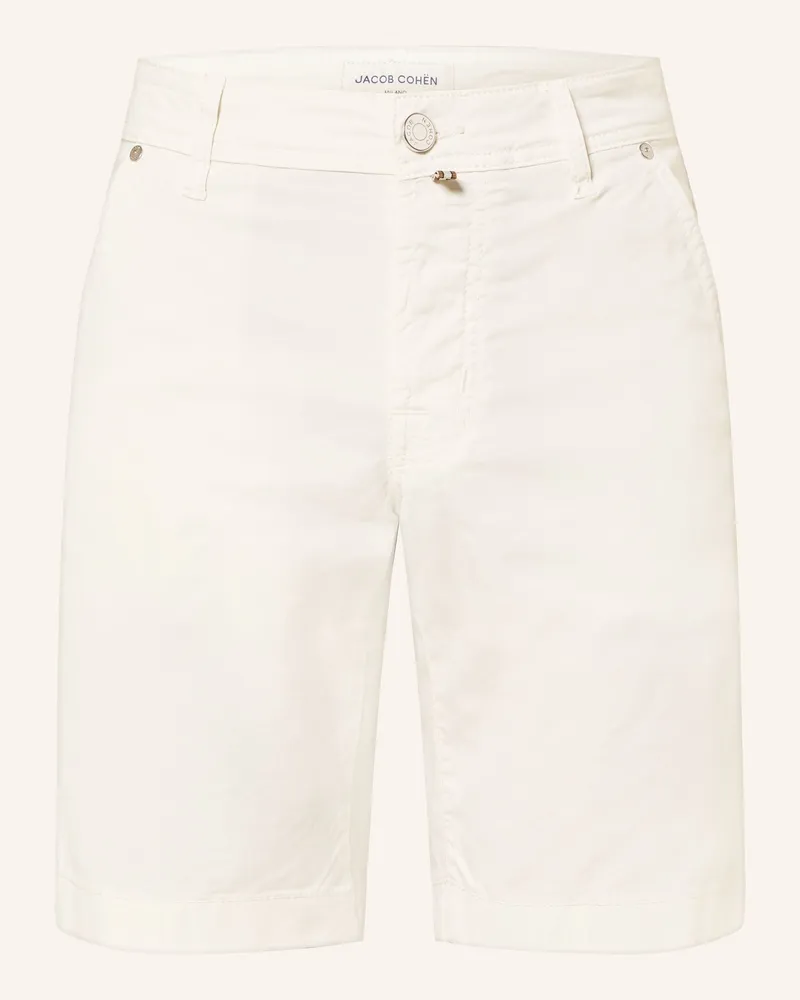 Jacob Cohën Chinoshorts Jum Slim Fit weiss Ecru