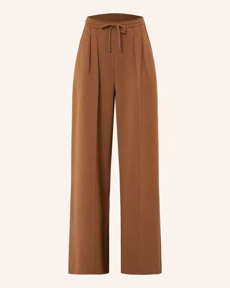Max Mara Strickhose Funale Mit Cashmere braun Braun