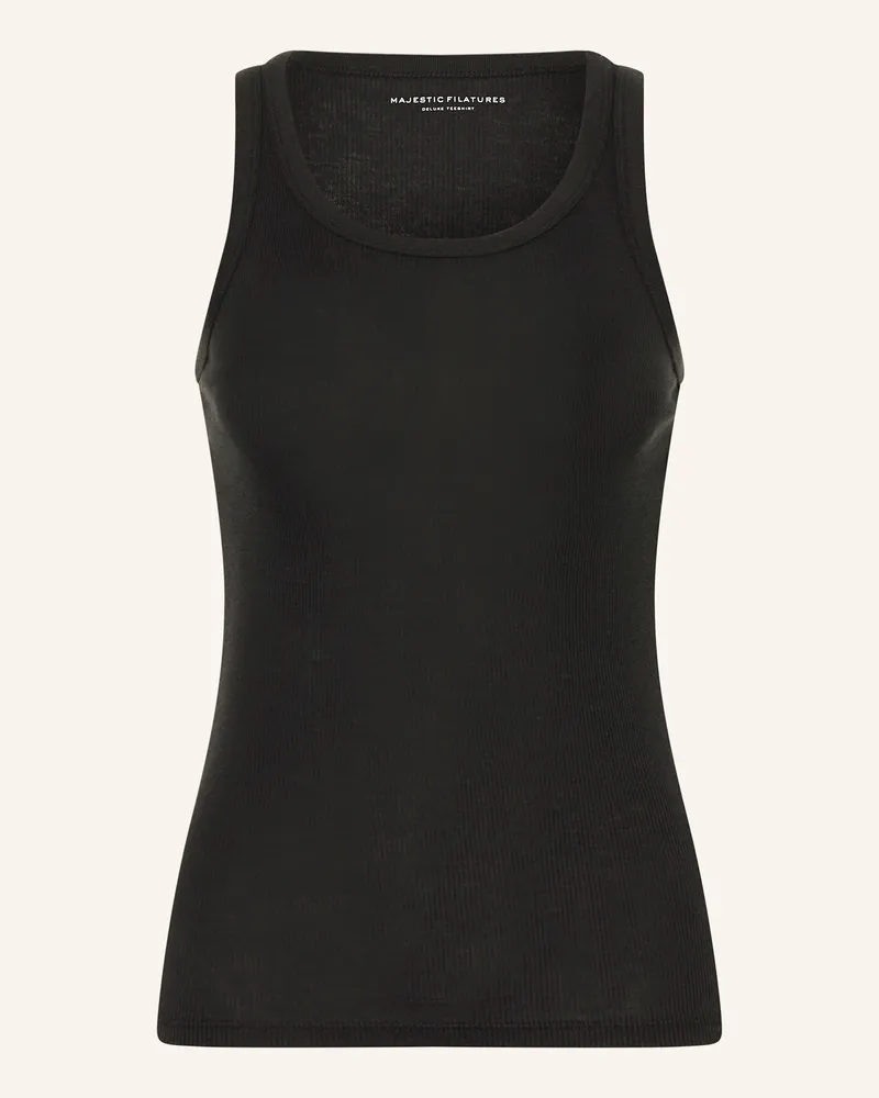 Majestic Top schwarz Schwarz
