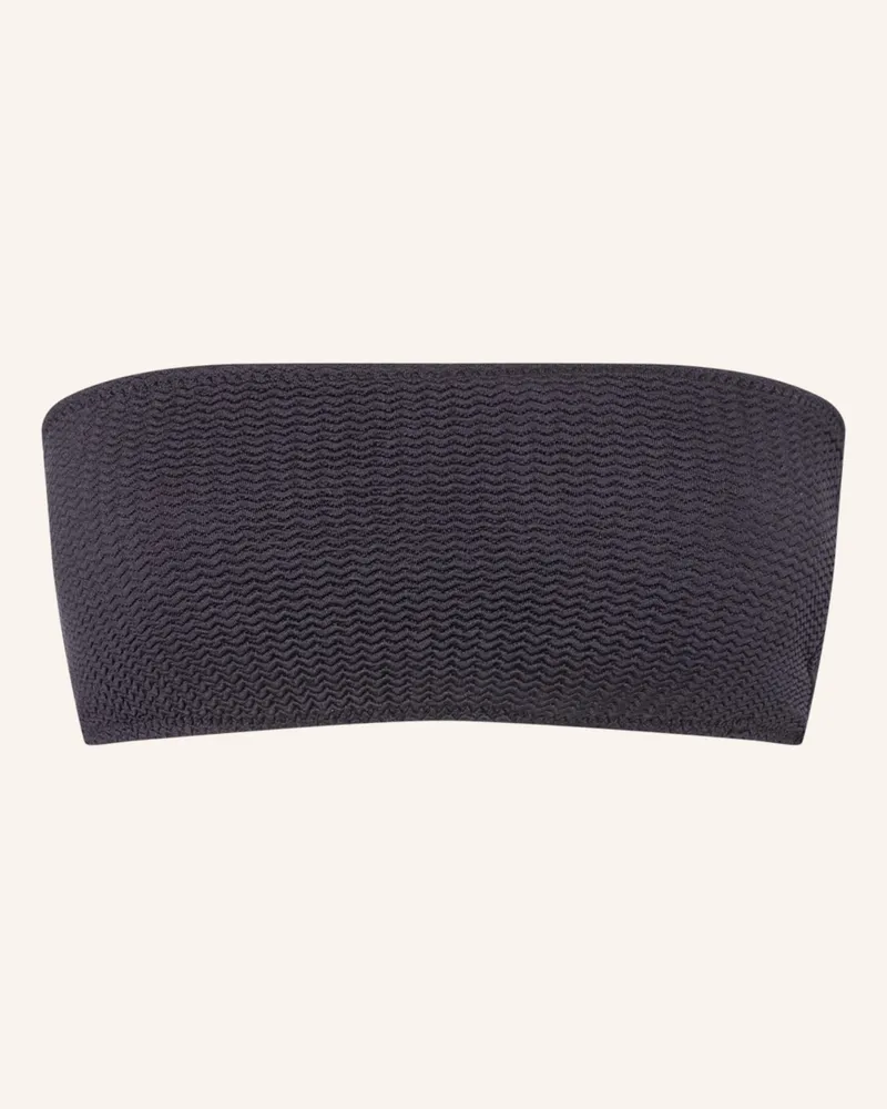 Seafolly Australia Bandeau-Bikini-Top Sea Dive schwarz Schwarz