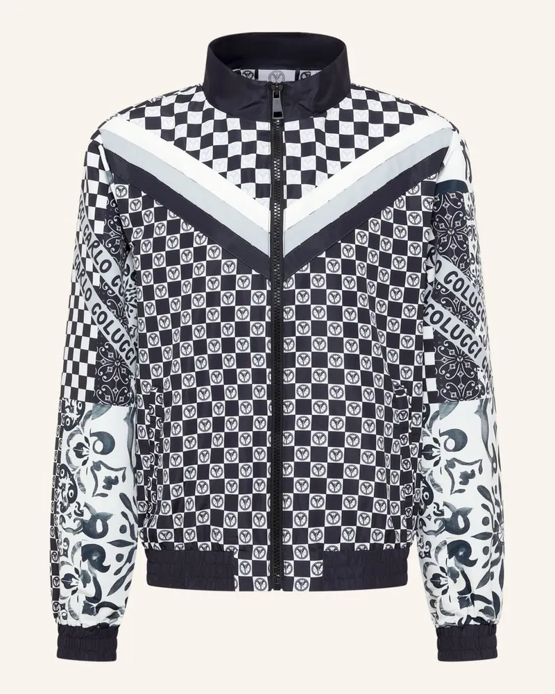 Carlo Colucci Tracksuit Jacke - Mosaic Legacy Fedrizzi schwarz Schwarz