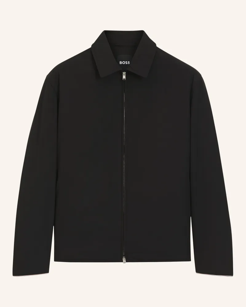 HUGO BOSS Casual Jacke C-Cerig Regular Fit schwarz Schwarz