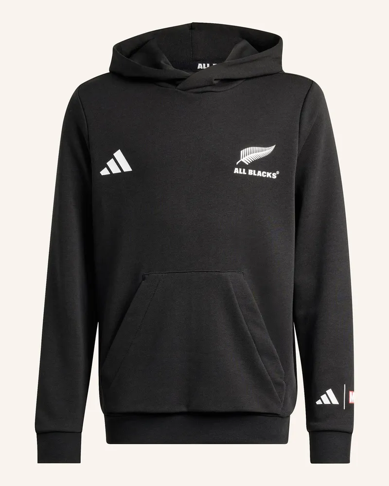 adidas All Blacks X Marvel Kids Hoodie schwarz Schwarz