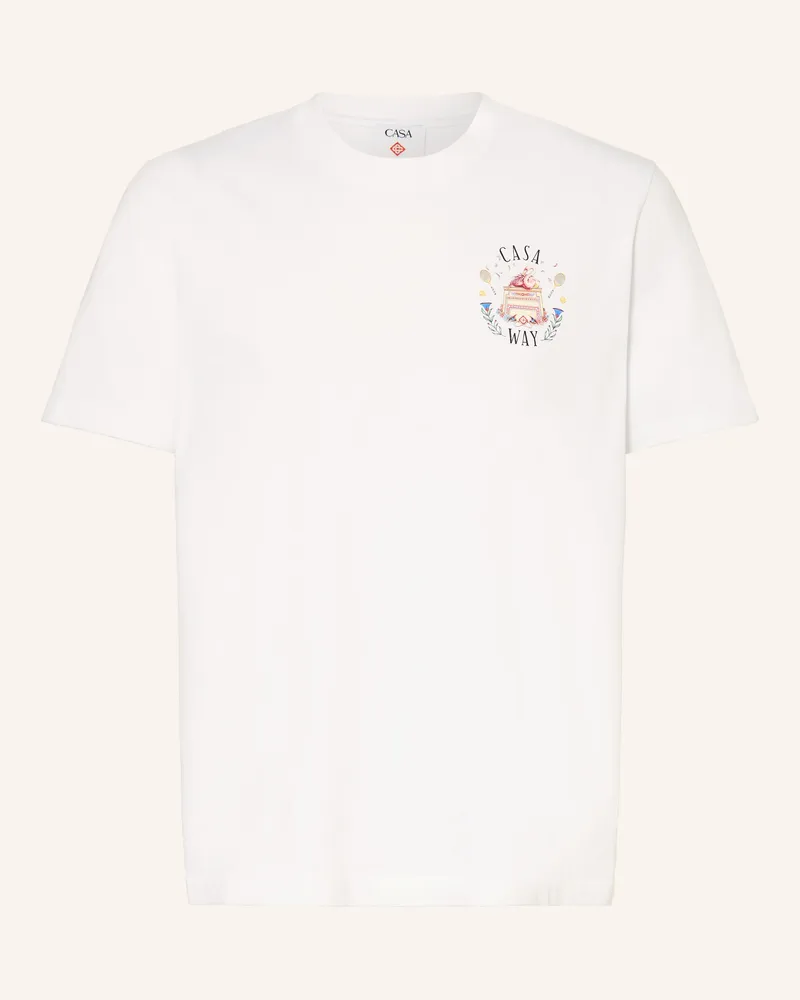 Casablanca Paris T-Shirt weiss Weiss