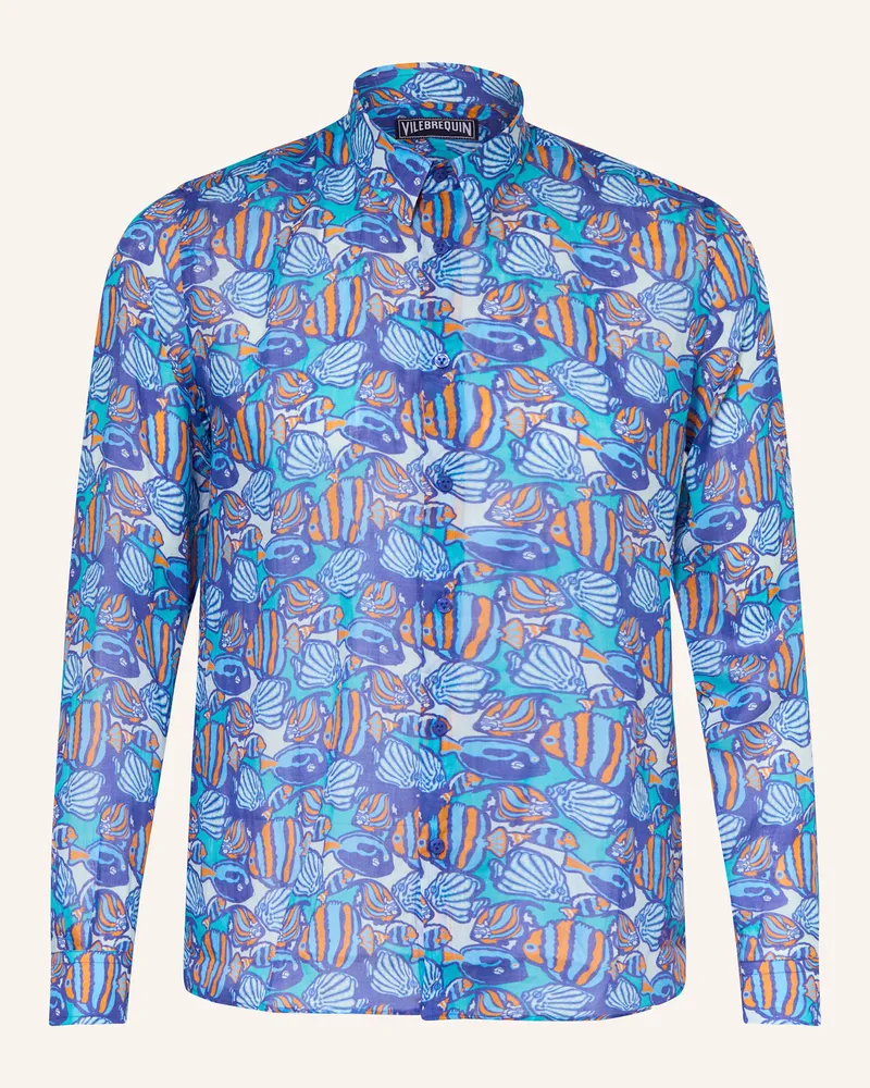 Vilebrequin Hemd CARACAL Regular Fit Blau