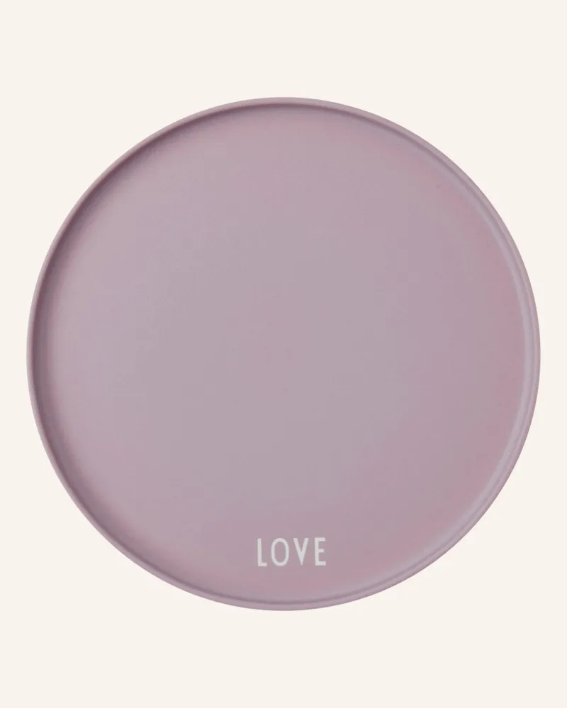 DESIGN LETTERS Dessertteller lila Helllila