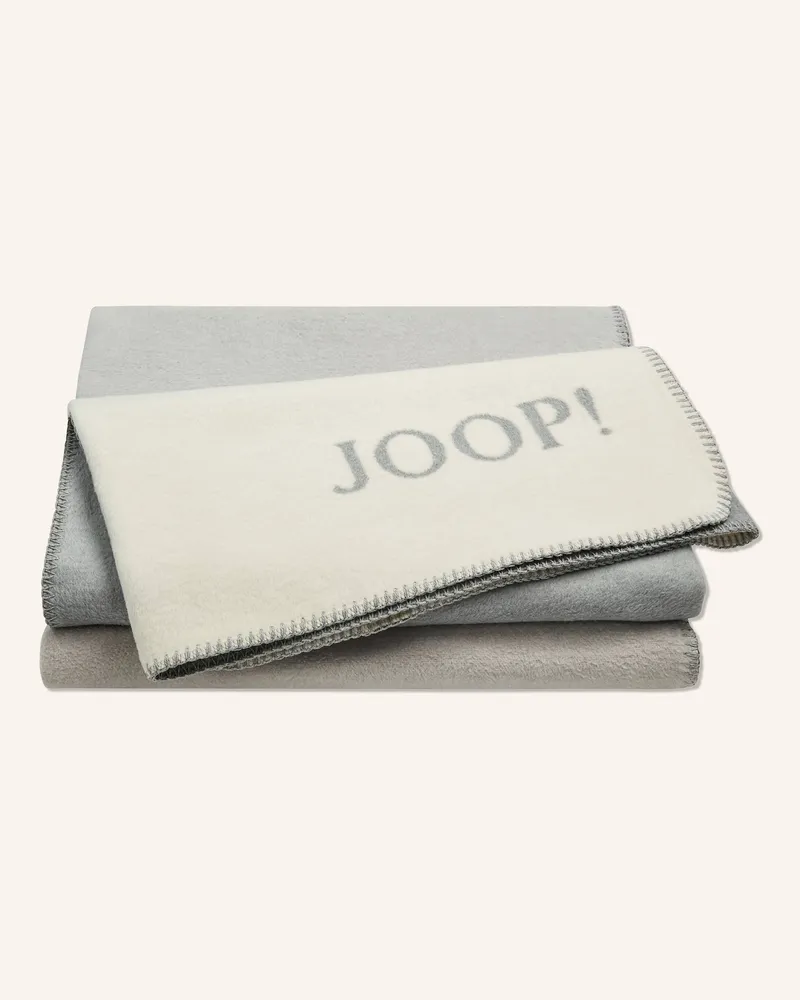 JOOP! Plaid Split grau Creme