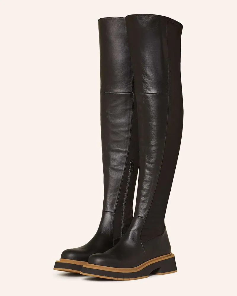 Paloma Barceló Overknee-Stiefel GAELIA - SCHWARZ Schwarz