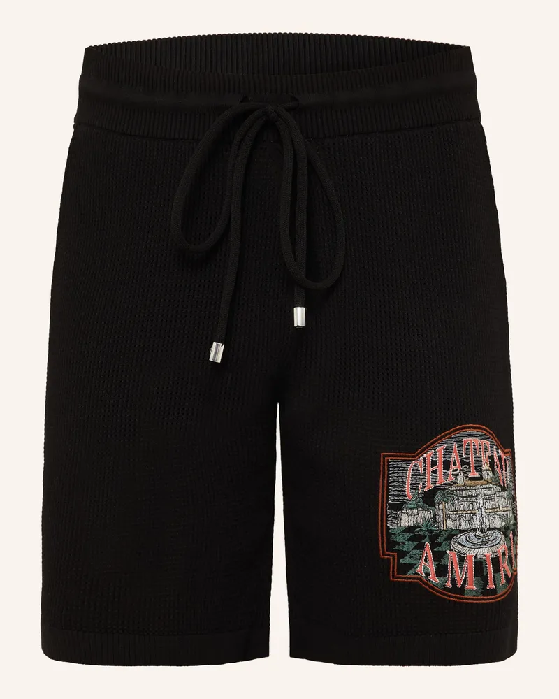 Amiri Häkelshorts Chateau Amiri schwarz Schwarz