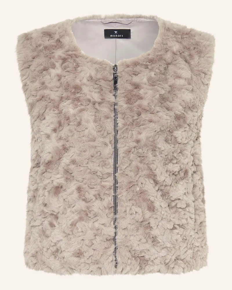monari Kunstfell-Weste beige Beige