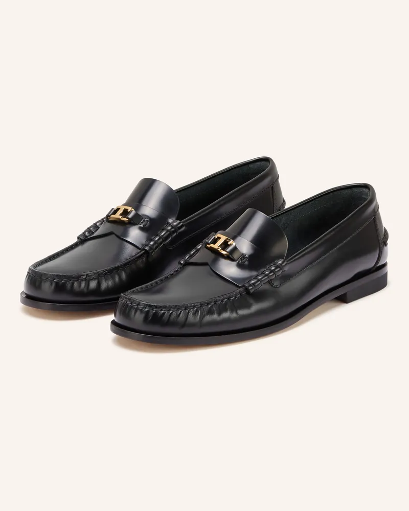 TOD'S Penny-Loafer schwarz Schwarz