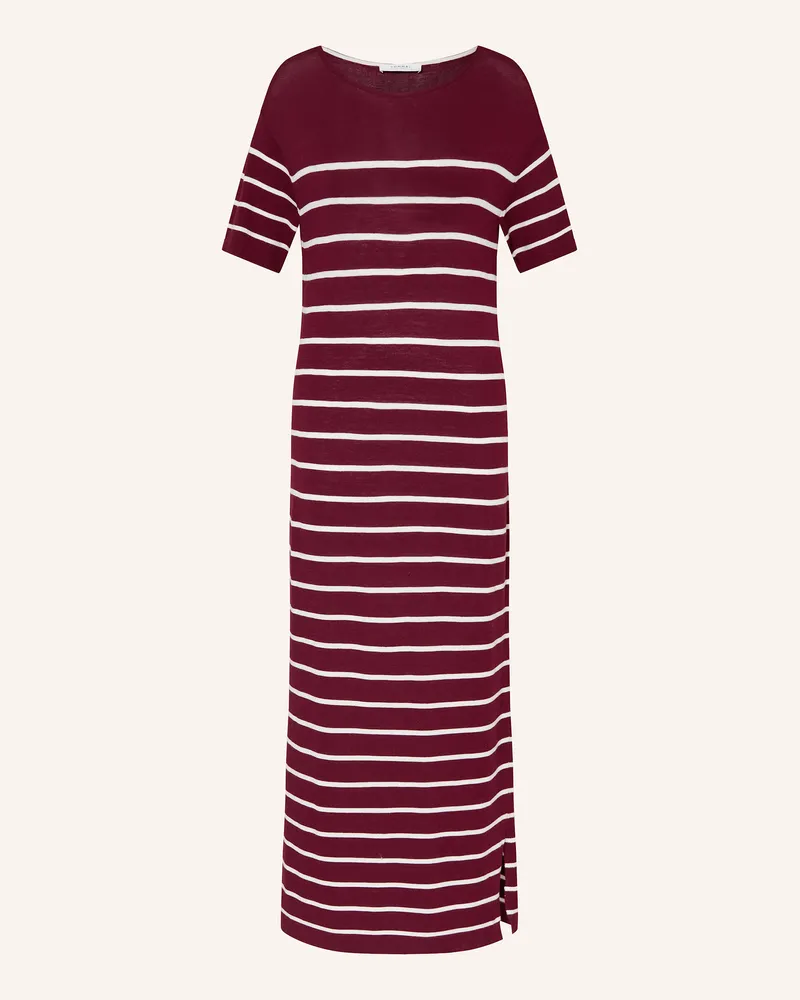 COMMA Strickkleid Dunkelrot