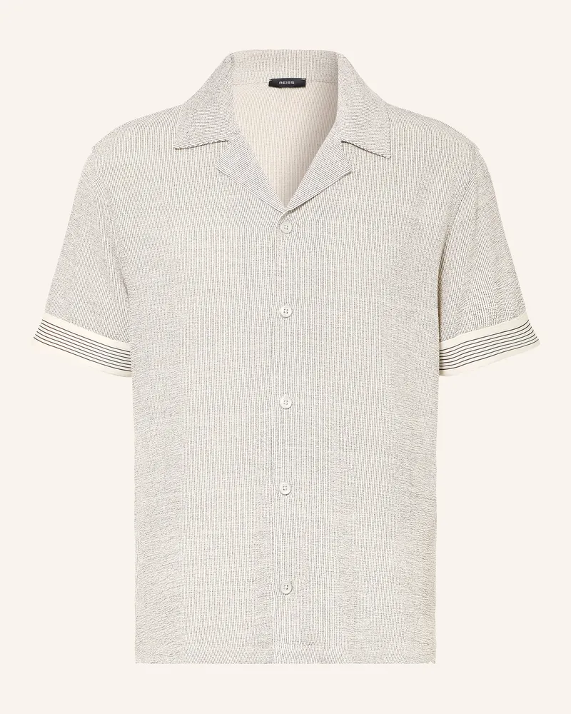 Reiss Resorthemd Dornie Comfort Fit schwarz Weiss