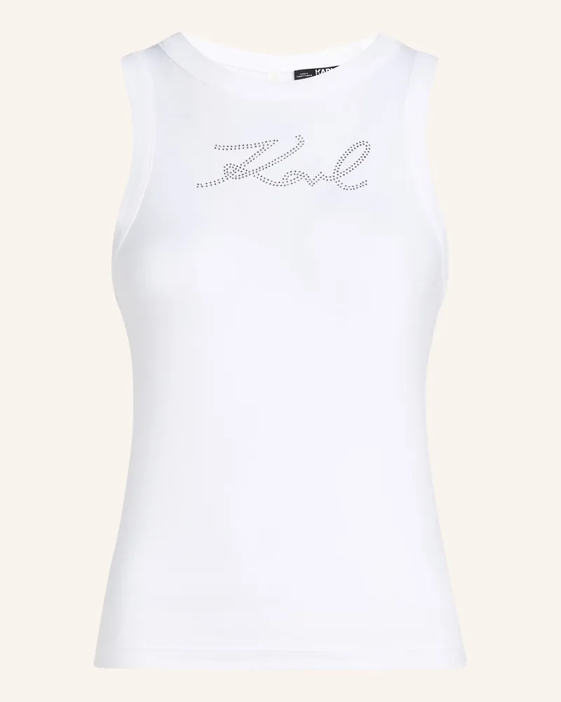 Karl Lagerfeld Top Weiss