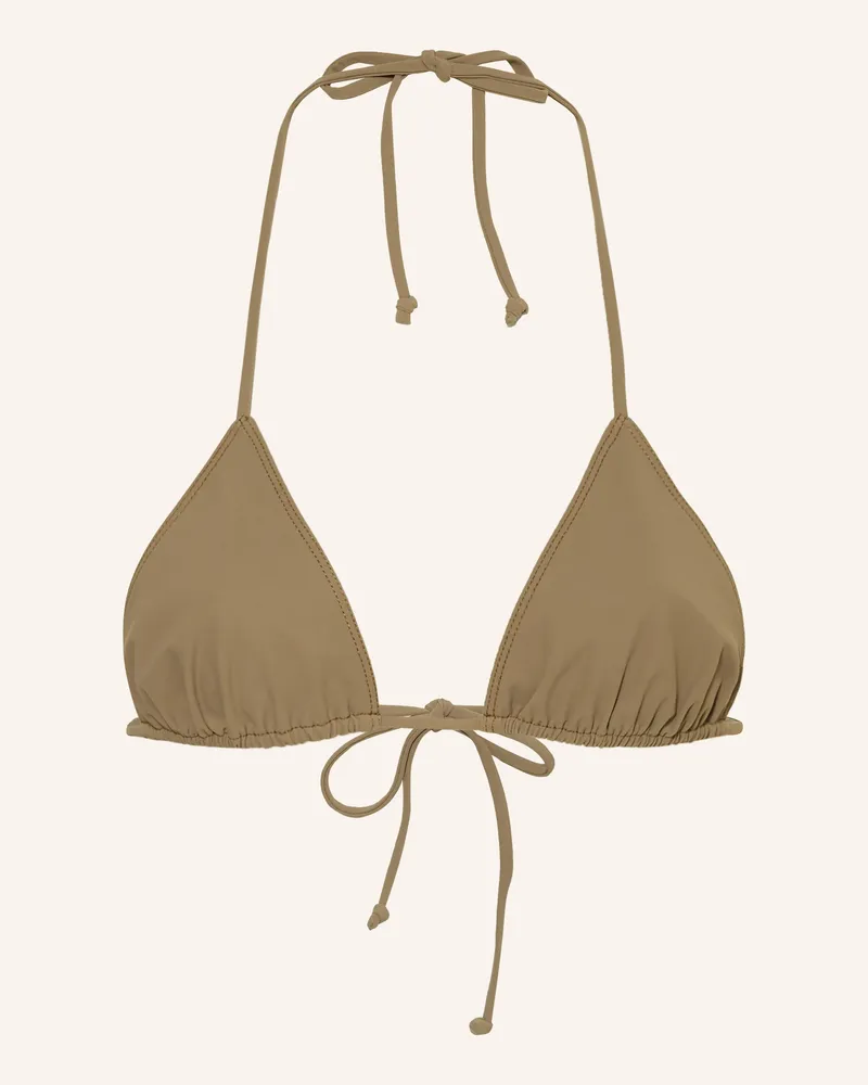 Faithfull The Brand Triangel-Bikini-Top SETE Khaki