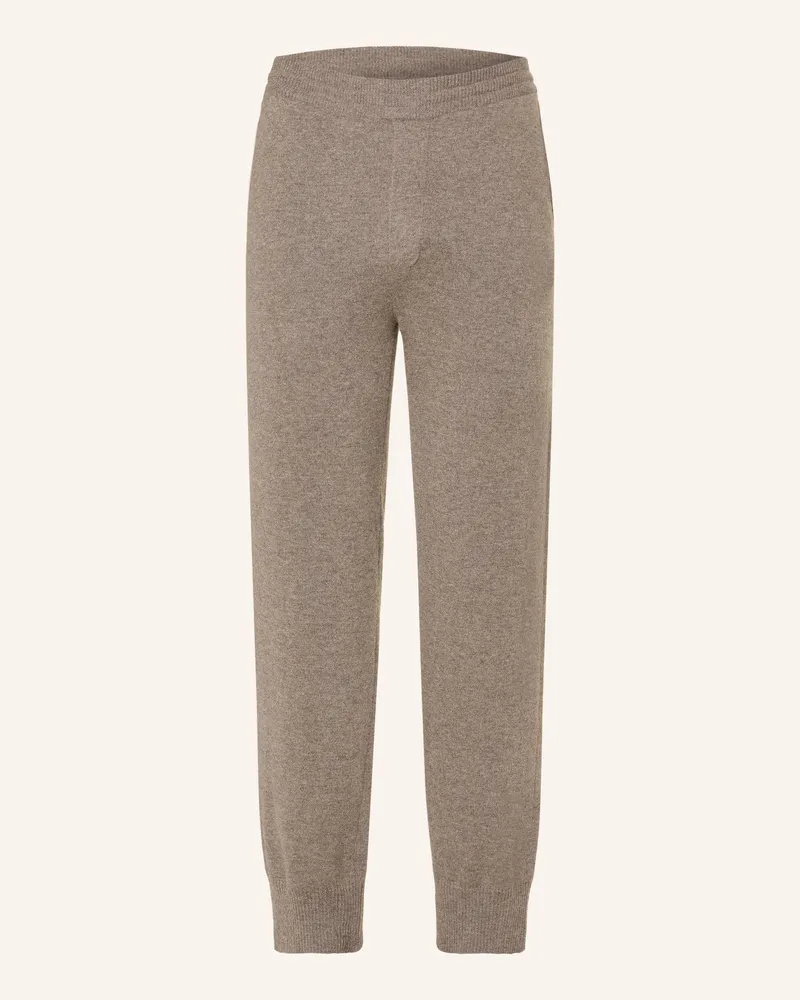 Lisa Yang Strickhose BEAUMONT aus Cashmere Taupe